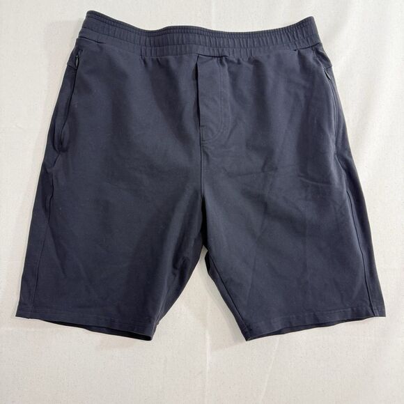 Public Rec Shorts Men Size 36 Black Pull On Sweatshort *Missing Drawstring - Picture 2 of 11